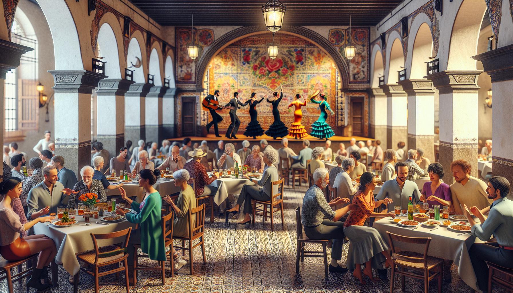 Do Any Restaurants Offer Flamenco Shows with Dinner Packages?